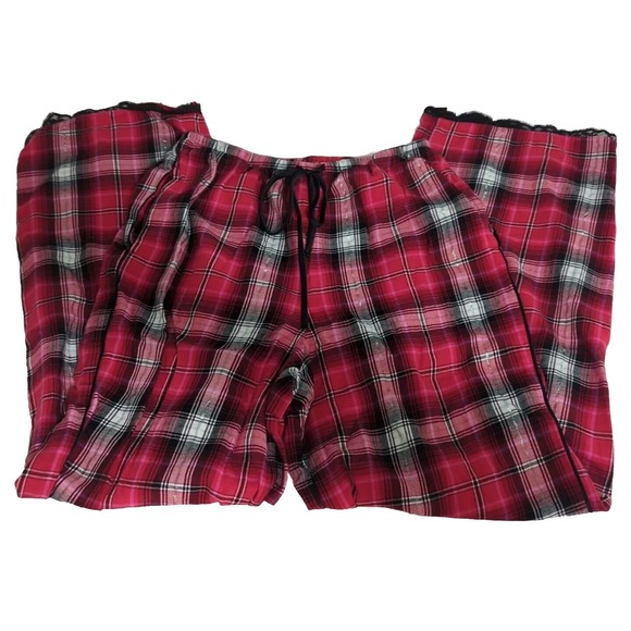 Victoria's Secret Other - Victoria's Secret Women's Pajama Bottoms Pants Sz Small Plaid Pockets Drawstring